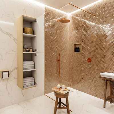 MONDIAZ BEAM Kolomkast - 160cm - 2 deuren - Oro