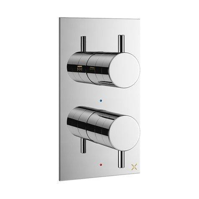 Crosswater MPRO robinet de douche - encastré - vertical - 2 fonctions - chrome
