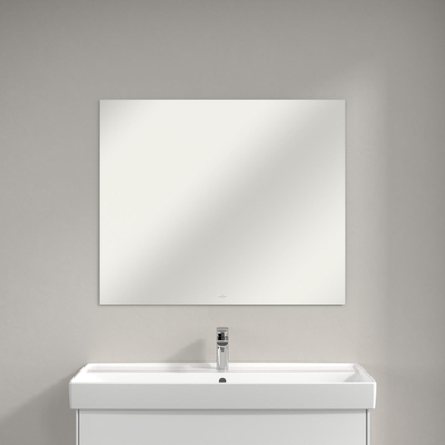 Villeroy & Boch More To See spiegel - 1000x750x20mm - inclusief bevestiging - Aluminium (glans zilver)