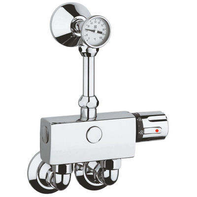 Grohe Afsluitbare S-koppeling - 1/2x3/4 inch - voor afsluiting bij service