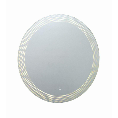 Crosswater Canvass Spiegel - 60x60cm - LED - rond - zilver