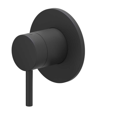 IVY Bond Partie de finition - pour robinet encastré - inverseur d'arrêt - Noir mat PED