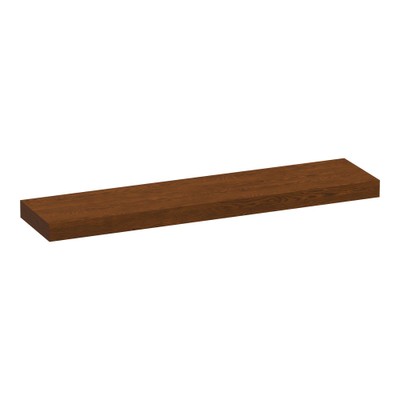 BRAUER Creek plan supérieur suspendu - 200x50x10cm - chêne à lames brun