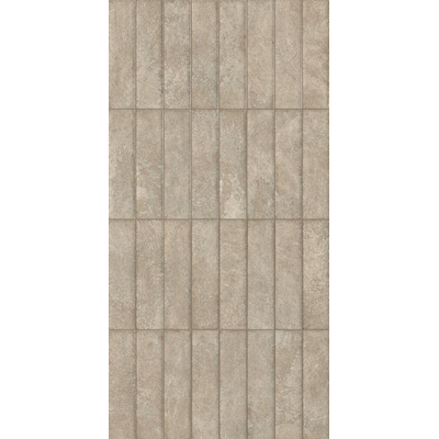 Fap Ceramiche Nobu wand- en vloertegel - 6x24cm - Natuursteen look - Grey mat (grijs)
