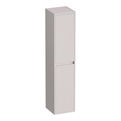 BRAUER Adore Wavy colonne haute - 160x35x35cm - 2 portes - ouverture à gauche ou à droite - sans poignée - sable mat