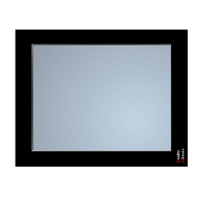 Sanicare miroir avec cadre noir 70 x 100 x 2 cm