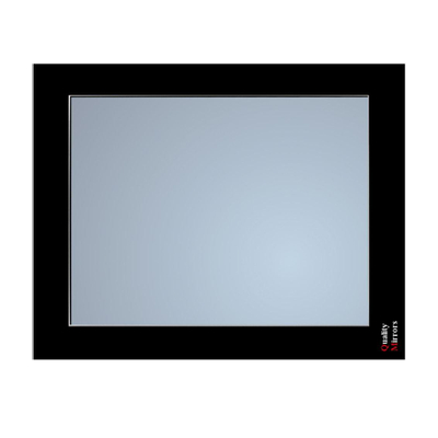 Sanicare qmirrors miroir avec cadre chrome 80x65x2cm