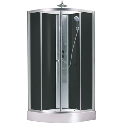 Xellanz Jupiter cabine de douche complète 90x90x225 alu mat verre 5mm