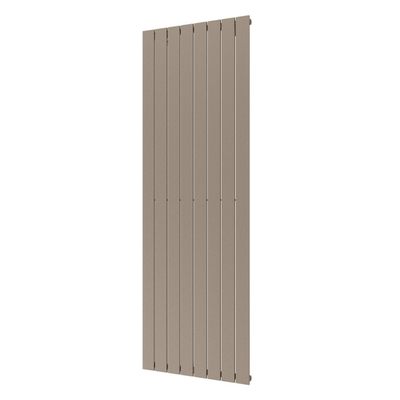 Plieger Cavallino Retto radiateur design vertical simple raccordement central 1800x602mm 1205W pierre de sable