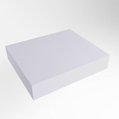 Mondiaz TOP 51 Topblad - 40x51x12cm - geschikt voor afdekplaat - Solid surface - Cale