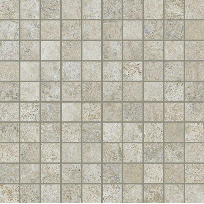 Florim Artifact Carreau mosaïque - 30x30cm - 9mm - rectifié - R10 - Sand (Crème)