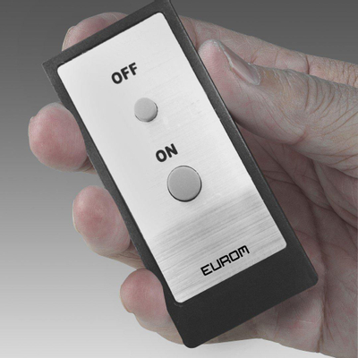 Eurom Chauffage de terrasse TH1800S Chauffage de patio 1800 watts noir