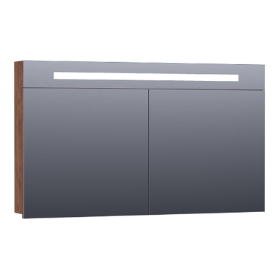 BRAUER Promise spiegelkast – 119x70x15 cm – directe LED – Forest Cacao