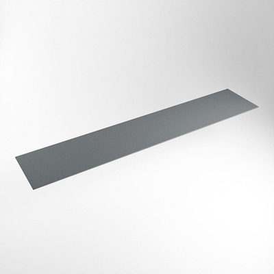 Mondiaz TOP 23 Plan sous vasque - 210x23.5x0.9cm - compatible comme plan de meuble - solid surface - Plata