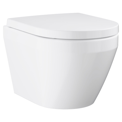 GROHE Euro Ceramic pack hangtoilet - 49.3cm - compact - met zitting sc - wit