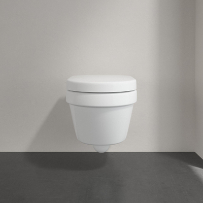 Villeroy & Boch Architectura Compact WC suspendu à fond creux 35x48cm sans bride ceramic+ blanc
