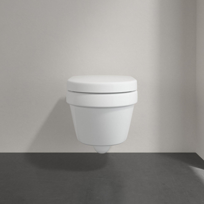 Villeroy & Boch Architectura wandcloset - compact - diepspoel DirectFlush - 35x48cm CeramicPlus - White Alpine (glans wit)