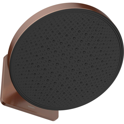 Hotbath MATE Hoofddouche - 30cm - opbouw - rond - rond - Geborsteld koper PVD