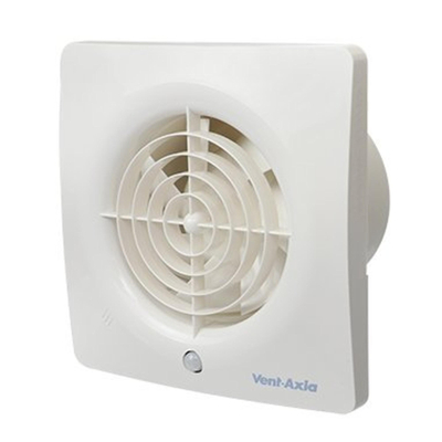 Vent-axia supra 100 tm ventilateur de salle de bain avec détecteur de mouvement et minuterie 97 m3/h blanc