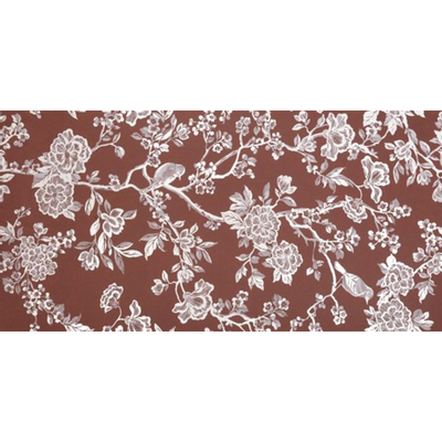 Cir Chromagic WAtegel Decor 600X1200 Floral Bordeaux 10mm Mat