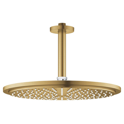 Grohe Rainshower Cosmopolitan 310 Hoofddouche - 31cm - 1 straalsoort - plafondarm 14.2cm - brushed cool sunrise (goud)