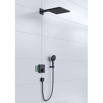 Hansgrohe Raindance e HG Ensemble de douche complet encastré Raindance 300EMZ avec noir