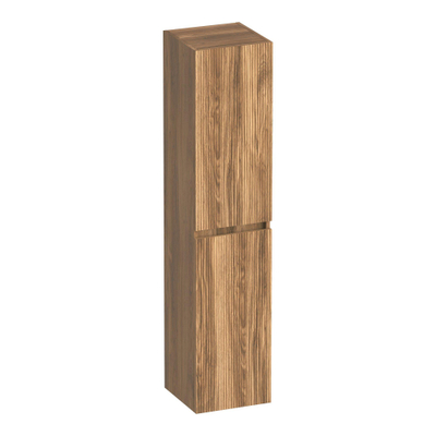 BRAUER Joy Wavy Armoire haute - 160x35x35cm - 1 porte - ouvrant à gauche ou à droite - sans poignées - Honey