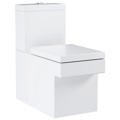 GROHE Cube abattant de WC en céramique avec SoftClose et déclipsage rapide blanc