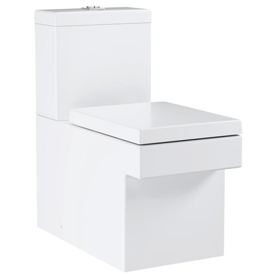 GROHE Cube Céramique Abattant WC avec frein de chute et déclipsable blanc