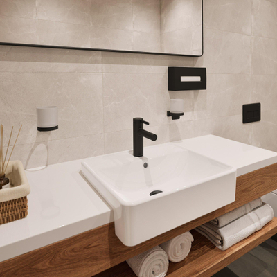 Hansgrohe AddStoris S lotiondispenser mat zwart