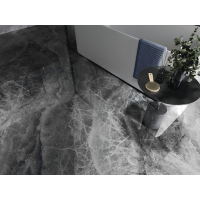 SAMPLE Terravito Harmono Keramische wand- en vloertegel - 120x120cm - 10.2mm - Black