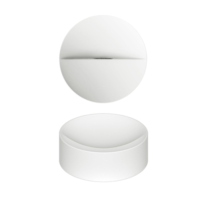 Clou Vale lavabos céramique lave-mains rond Blanc mat