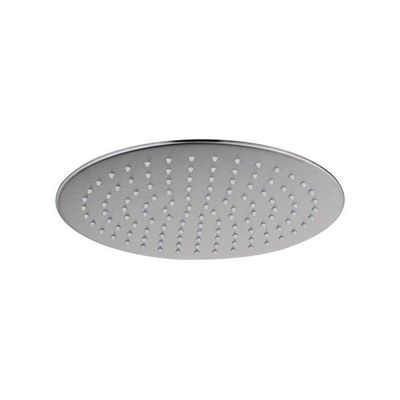 Fortifura Calvi Ensemble de douche pluie encastrable - thermostatique - bras plafond - pommeau 25cm - barre curseur - douchette stick - flexible lisse - Inox brossé