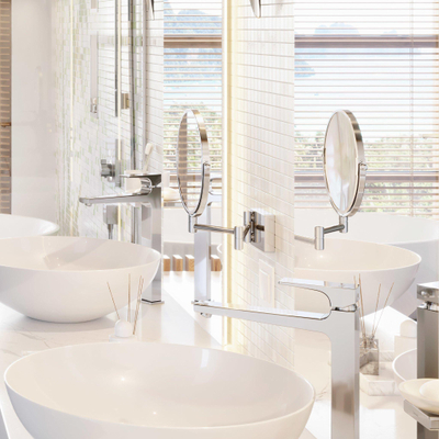 Hansgrohe Addstoris Make-up - spiegel 3x vergroting - hoogglans chroom