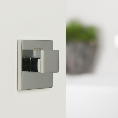 Tiger Items Crochet petit Chrome 4x4x2cm