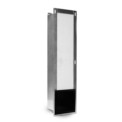 Looox Closed Support de rouleau de réserve encastré 17.3x74x14cm - 6 rouleaux - noir mat