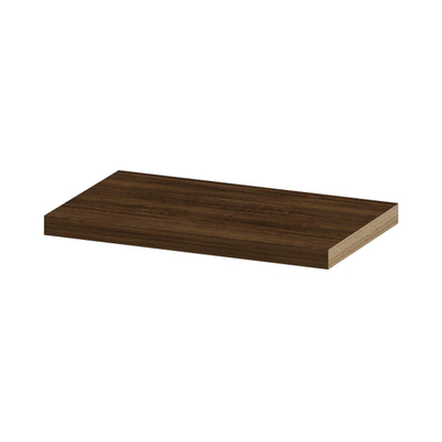INK 35d étagère murale - 60x35x3.5cm - bord avant chanfreiné - pour niche - MFC Chêne cuivre