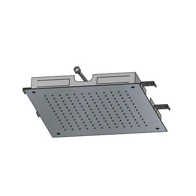 Hotbath Archie Hoofddouche - vierkant - 50cm - mat RVS