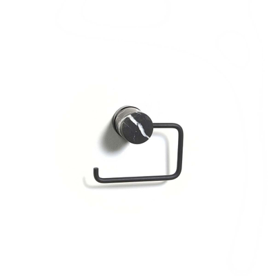 Aquanova Nero - Toiletrolhouder wand - Black (zwart)