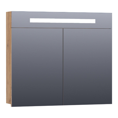 BRAUER Promise spiegelkast – 80x70x15 cm – directe LED – Chateau