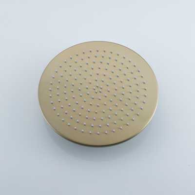 FugaFlow Eccelente Acces Hoofddouche 30cm rond 6mm Geborsteld Messing PVD (Goud)