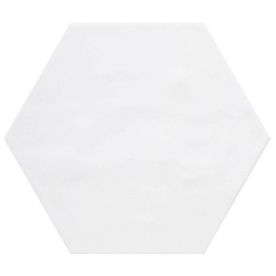Cifre Cerámica Wandtegel hexagon Vodevil White 17,5x17,5 cm Vintage Glans Wit