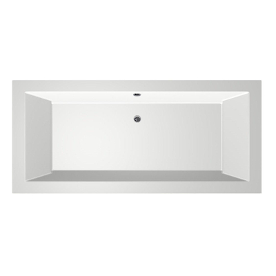Xenz Society Baignoire duo - 175x80x53 - bonde Centrale - acrylique - blanc
