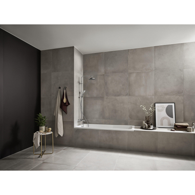 Hansgrohe Vernis Blend Showerpipe - met bad - thermostaat - ecosmart - hoogglans chroom