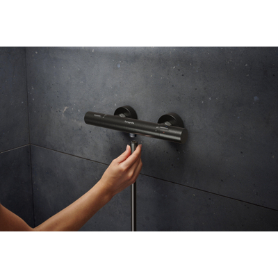 Hansgrohe Ecostat Fine opbouw douchethermostaat Brushed Black Chrome