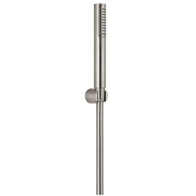 Plieger Napoli set de bain avec douchette modèle barre 1 jet incluant support mural et flexible de douche 150cm inox