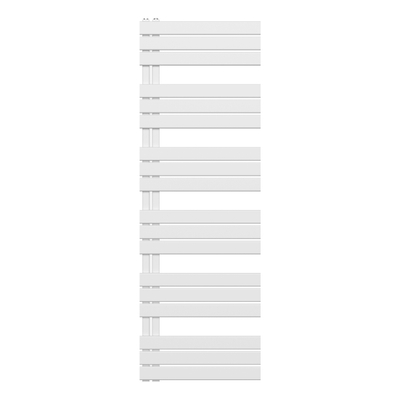 Belrad Radiateur porte-serviettes - gauche - raccordement/comb - 1800X600mm- Blanc