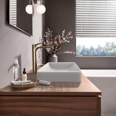 Hansgrohe VIVENIS wastafelkraan - model 250 - eengreeps - zonder waste - brushed bronze (brons)