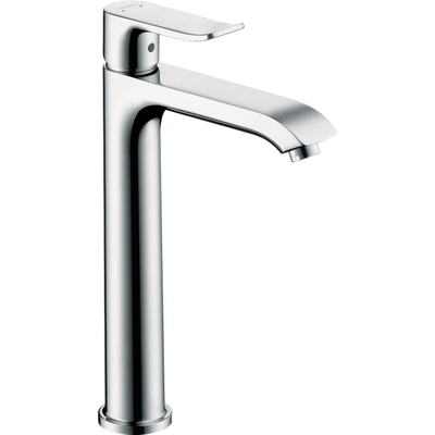 Hansgrohe Metris Wastafelkraan highriser - 20 cm. - zonder waste - hoogglans chroom