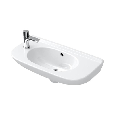 Villeroy & Boch O.novo Lave-mains 50x25cm trou pour robinet gauche blanc